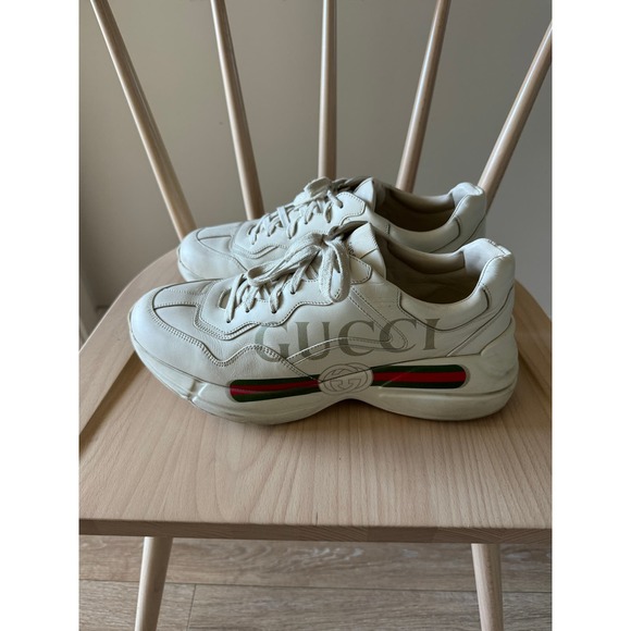 Gucci Rhyton Logo Leather Sneaker (Size 10, Men\'s) main image 4